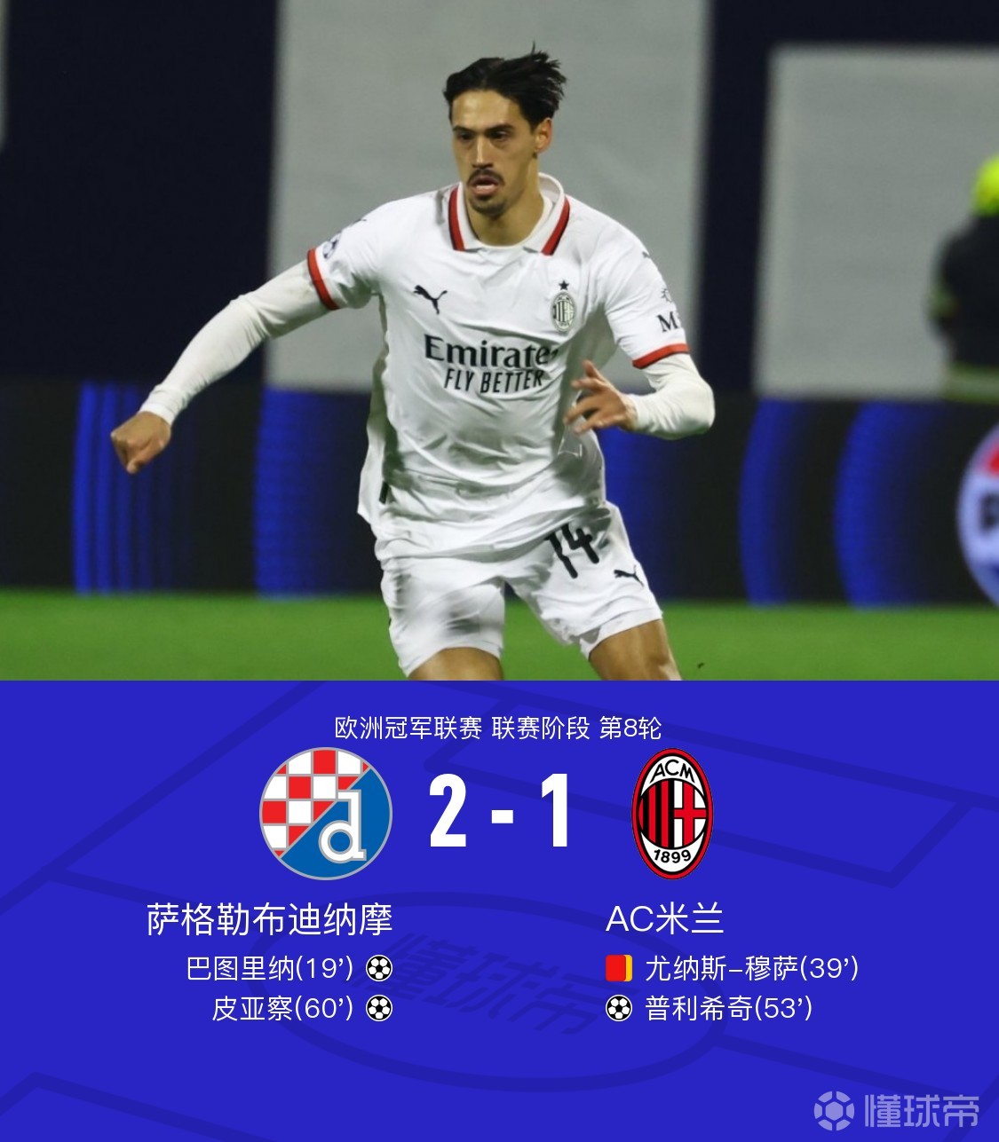 AC米兰轻取利物浦,若日尼奥惊艳四座 AC米兰轻取利物浦,若日尼奥惊艳四座